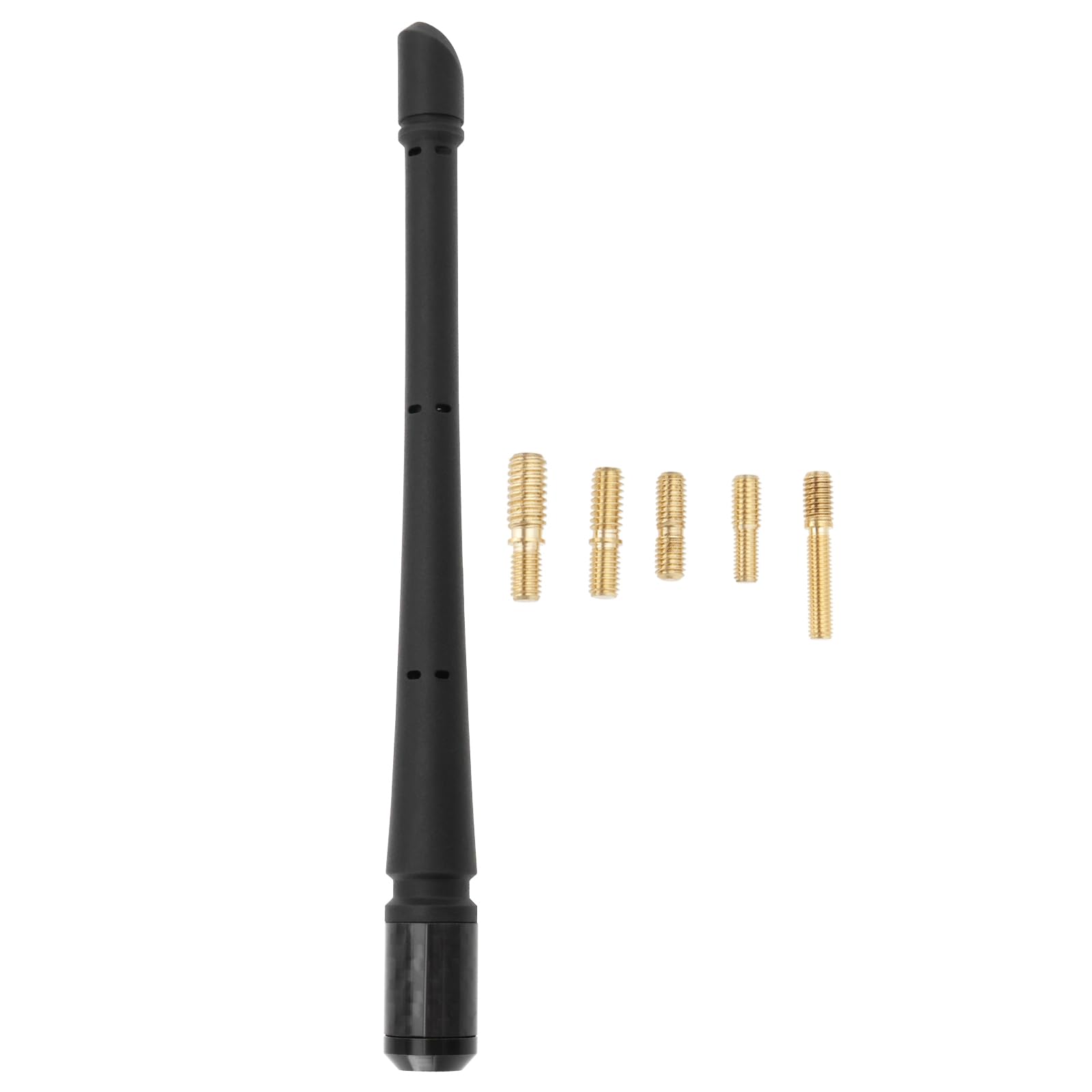 OTOTEC 1 Set 7 Zoll Automobil-Antenne aus Flexiblem Kohlenstofffasergummi mit Antennenbolzen Kompatibel mit Ford F150 2009-2024 Zur Optimierung des FM/AM-Empfangs Schwarz OTOTEC 1 Set 7 Zoll Automobil-Antenne aus Flexiblem Kohlenstofffasergummi mit Antennenbolzen Kompatibel mit Ford F150 2009-2024 Zur Optimierung des FM/AM-Empfangs Schwarz von OTOTEC