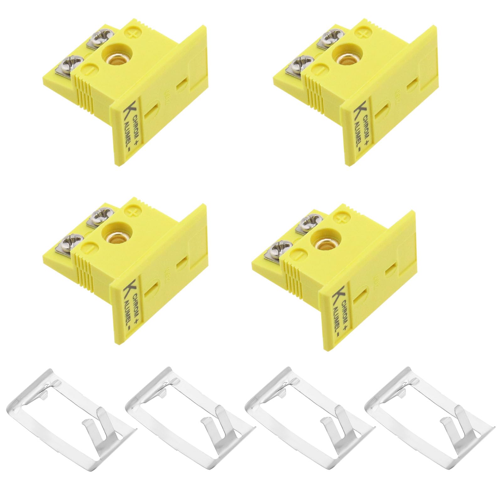 OTOTEC 4 Sätze K-Typ-Thermoelement-Drahtverbinder mit Panel Gelbe Mini-Buchse mit Panel-Installation 21x 24x14mm MPJ-KF OTOTEC 4 Sätze K-Typ-Thermoelement-Drahtverbinder mit Panel Gelbe Mini-Buchse mit Panel-Installation 21x 24x14mm MPJ-KF von OTOTEC