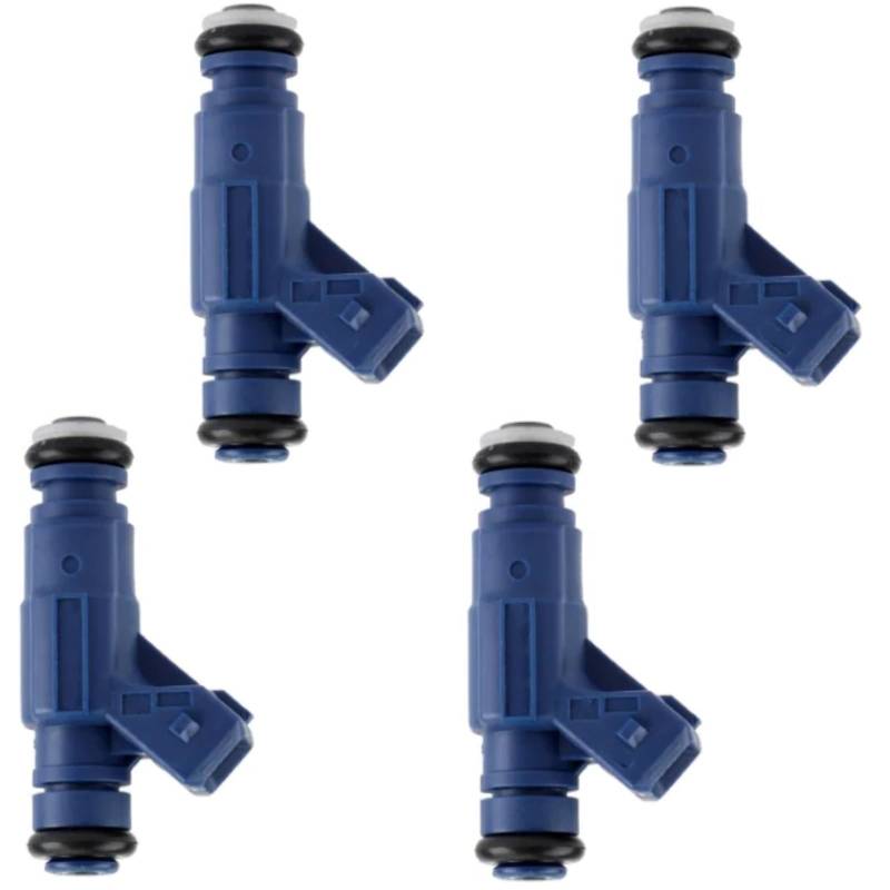 OTOZUM Auto Einspritzdüse Kompatibel Mit A4 1.8L 2001 2002 2003 2004 2005 2006 0280156065 06B133551M 4 Stück Automotor-Einspritzdüsen von OTOZUM