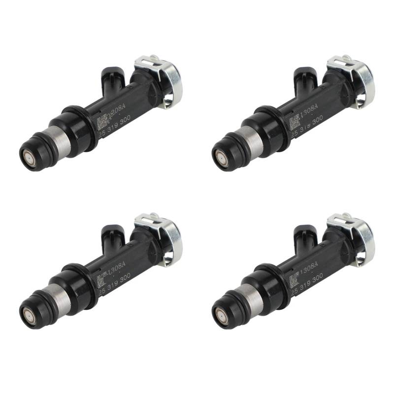 OTOZUM Auto Einspritzdüse Kompatibel Mit Chevrolet Für Corsa 1.0L 1997 1998 1999 2000 2001 2002 2003 25319300 25319301 4 Stück Motor-Kraftstoffeinspritzdüsen Autoteile von OTOZUM
