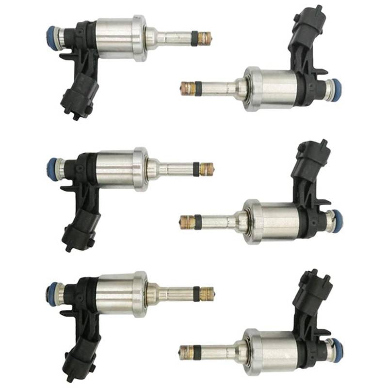 OTOZUM Auto Einspritzdüse Kompatibel Mit Chevrolet Für Traverse 3.6L V6 2009 2010 2011 12638530 6-teiliges Auto-Einspritzventil Einspritzdüsen Autozubehör von OTOZUM