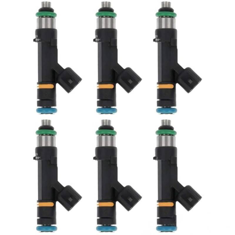OTOZUM Auto Einspritzdüse Kompatibel Mit Chrysler Für Grand Für Caravan 3.8L 2008 2009 2010 0280158119 6 Stück Automotor-Injektor Einspritzdüsen Autozubehör von OTOZUM