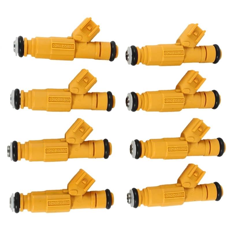 OTOZUM Auto Einspritzdüse Kompatibel Mit Ford Für Crown Für Victoria 4.6L V8 1999 2000 0280155857 8-teiliges Auto-Kraftstoffeinspritzdüsen-Einspritzventil Autozubehör von OTOZUM