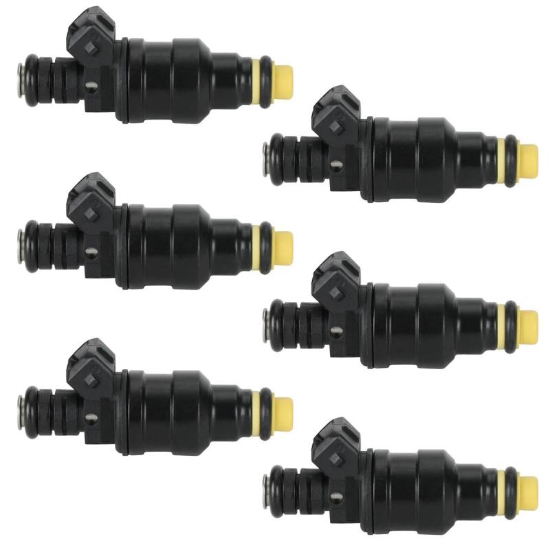 OTOZUM Auto Einspritzdüse Kompatibel Mit Ford Für Falcon 3.9L 4.0L 1988 1989 1990 1991 1992 1993 1994 1995 0280150790 6PCS Auto-Benzin-Einspritzdüsen Kraftstoffeinspritzdüsen von OTOZUM