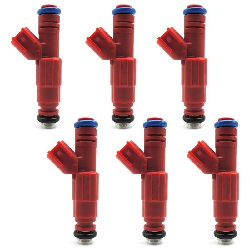 OTOZUM Auto Einspritzdüse Kompatibel Mit Jeep Für Grand Für Cherokee 1999 2000 2001 2002 2003 2004 0280156161 6 STÜCKE Auto-Einspritzdüsen-Einspritzdüsen von OTOZUM