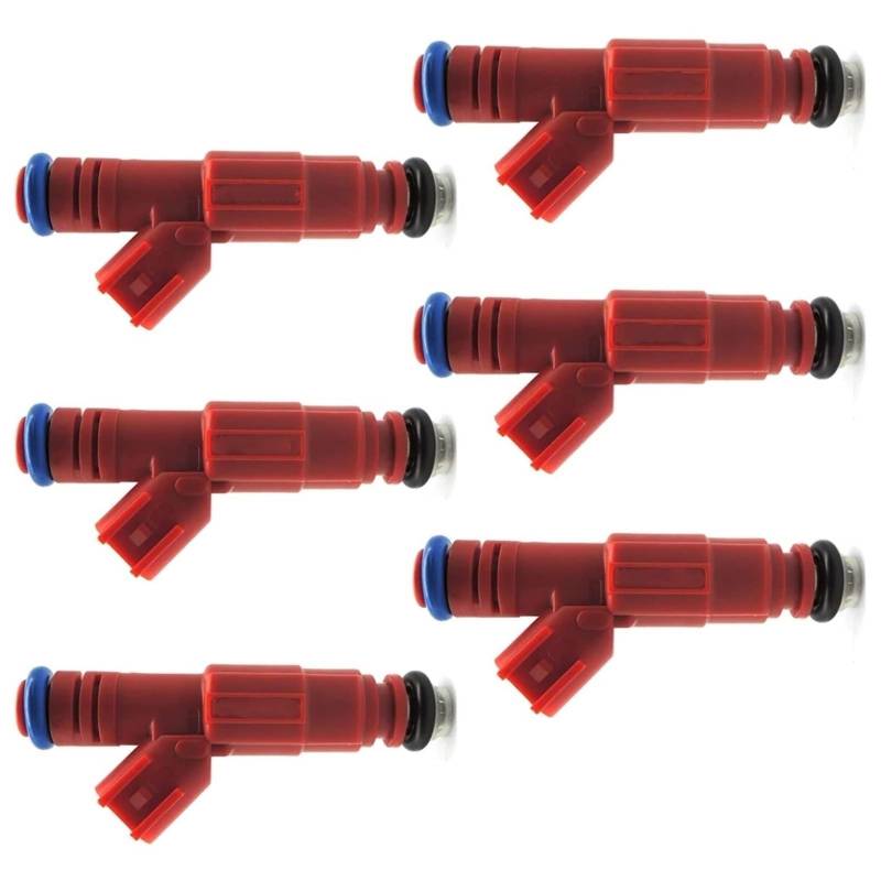 OTOZUM Auto Einspritzdüse Kompatibel Mit Jeep Für Liberty 2002 2003 0280156161 6 STÜCKE Auto-Einspritzdüsen Einspritzdüsen Düsen Autozubehör von OTOZUM