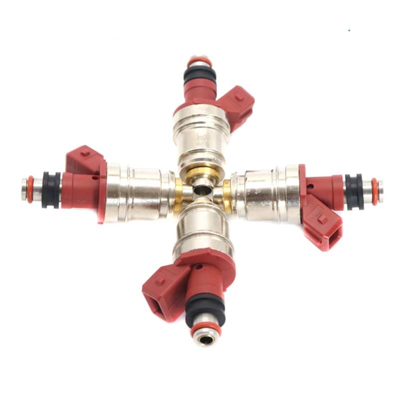 OTOZUM Auto Einspritzdüse Kompatibel Mit Nissan Für D21 1990 1991 1992 1993 1994 2.4L 16600-86G00 4 STÜCKE Automotor-Einspritzdüsen-Einspritzdüsen von OTOZUM