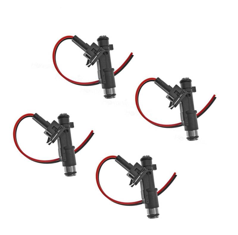 OTOZUM Auto Einspritzdüse Kompatibel Mit Peugeot 406 407 206 307 Automotor-Kraftstoffeinspritzventil, Kraftstoffeinspritzdüsen, Autoteile 01F003A 1984E2 75116328 0280156328(4 Set) von OTOZUM