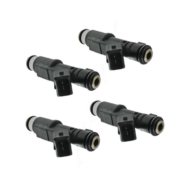 OTOZUM Auto Einspritzdüse Kompatibel Mit Peugeot 406 407 206 307 Automotor-Kraftstoffeinspritzventil, Kraftstoffeinspritzdüsen, Autoteile 01F003A 1984E2 75116328 0280156328(Size 4PCS) von OTOZUM