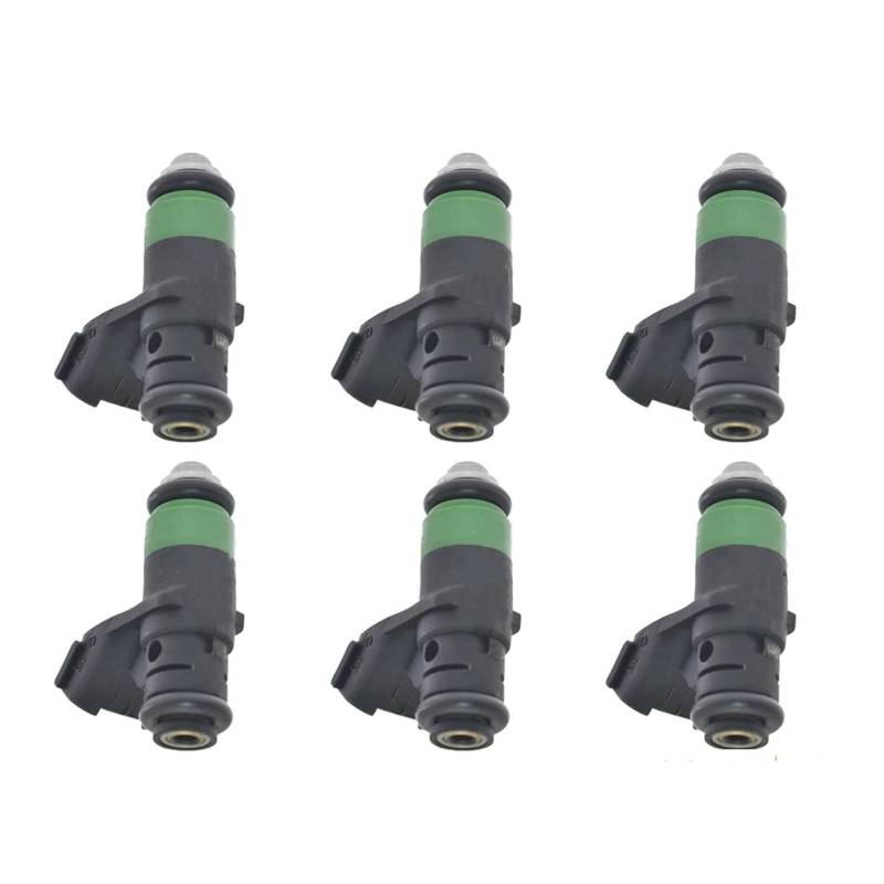 OTOZUM Auto Einspritzdüse Kompatibel Mit Seat Für Ibiza Für ST 2002 2003 2004 2005 2006 2007 2008 2009 2010 03E906031 6PCS Automotor-Einspritzdüse Kraftstoffeinspritzdüse von OTOZUM