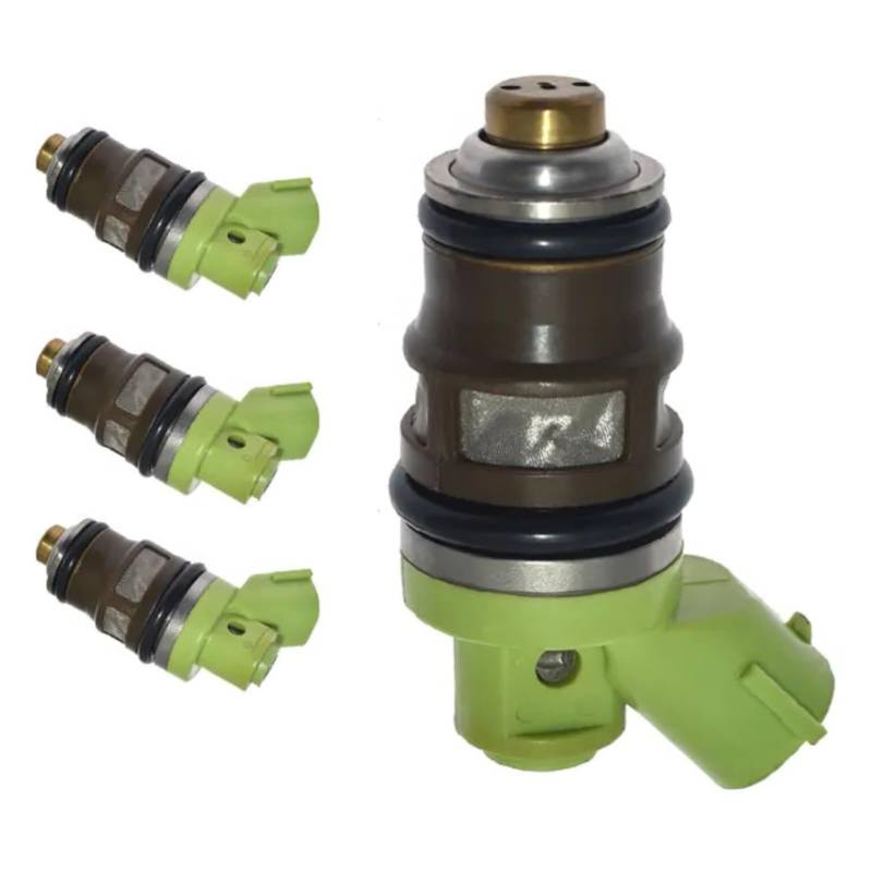 OTOZUM Auto Einspritzdüse Kompatibel Mit Toyota Für 4Runner Für Pickup 2.4L 3.0L 1989 1990 1991 1992 1993 1994 1995 23250-75060 4PCS Automotor-Einspritzdüse Kraftstoffeinspritzdüse von OTOZUM