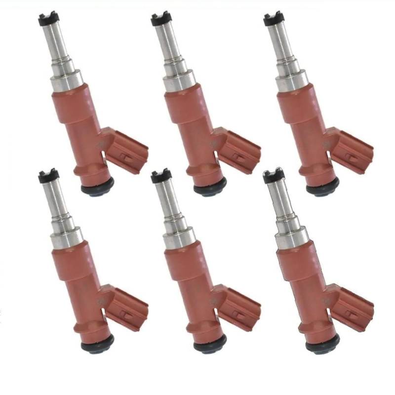 OTOZUM Auto Einspritzdüse Kompatibel Mit Toyota Für Camry Für Sienna 3.5L V6 2007 2008 2009 2010 2011 23250-0P040 6PCS Automotor-Einspritzdüse Kraftstoffeinspritzdüse von OTOZUM