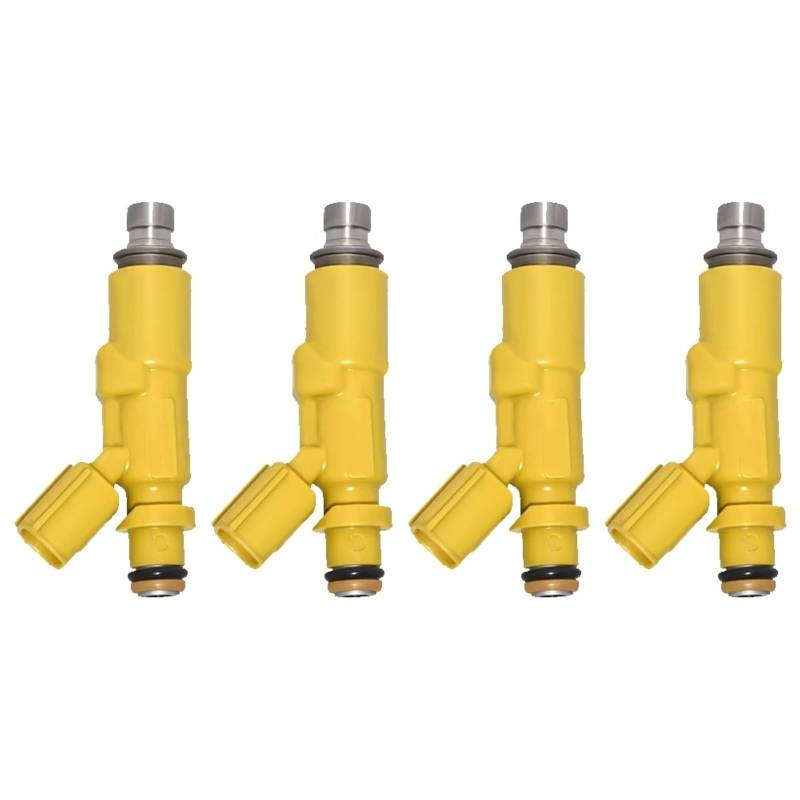 OTOZUM Auto Einspritzdüse Kompatibel Mit Toyota Für Celica 1.8L 2000 2001 2002 2003 2004 2005 23250-22030 4-teilige Einspritzdüsen Für Autos Einspritzdüsen Autozubehör von OTOZUM