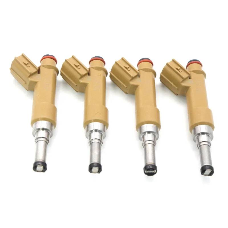OTOZUM Auto Einspritzdüse Kompatibel Mit Toyota Für Corolla 1.8L 2009 2010 2011 2012 2013 2014 2015 23250-0T020 4 STÜCKE Auto Kraftstoff Benzin Injektor Kraftstoff Injektoren Düse von OTOZUM