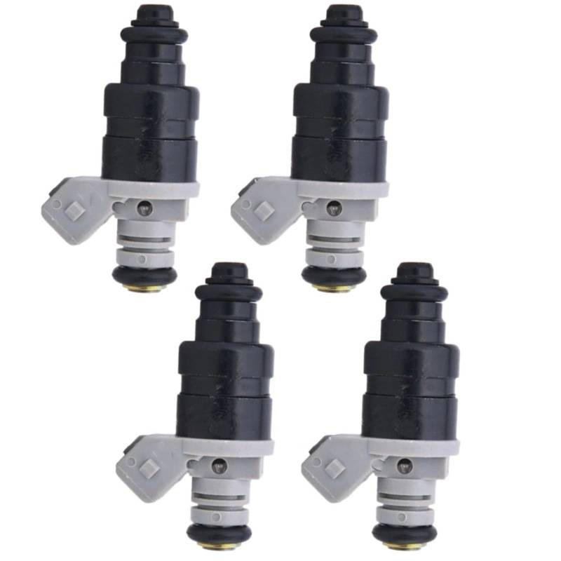 OTOZUM Auto Einspritzdüse Kompatibel Mit VW Für Golf Für J&etta Für Passat 2.0L 4C 1995 1996 1997 1998 1999 06A906031AS 4-teiliges Auto-Kraftstoffeinspritzventil Auto-Kraftstoffeinspritzventil von OTOZUM