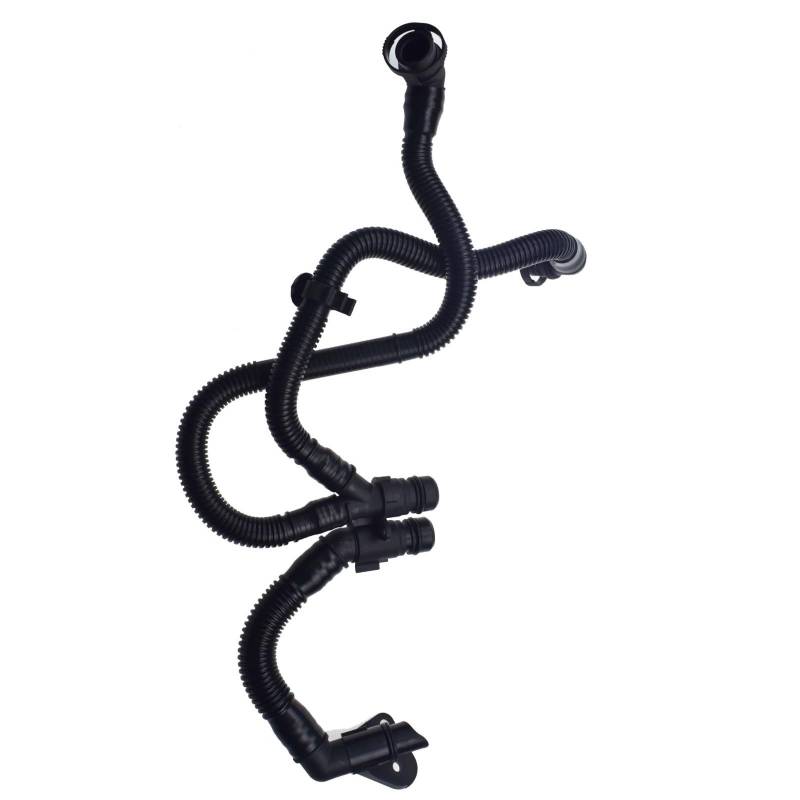 OTOZUM Autozubehör Kompatibel Mit A6L 2005 2006 2007 2008 2009 2010 2011 2012 Auto-Kurbelgehäuse-Entlüftungsschlauch-Rohrverbinder Oe: 06E103217K von OTOZUM