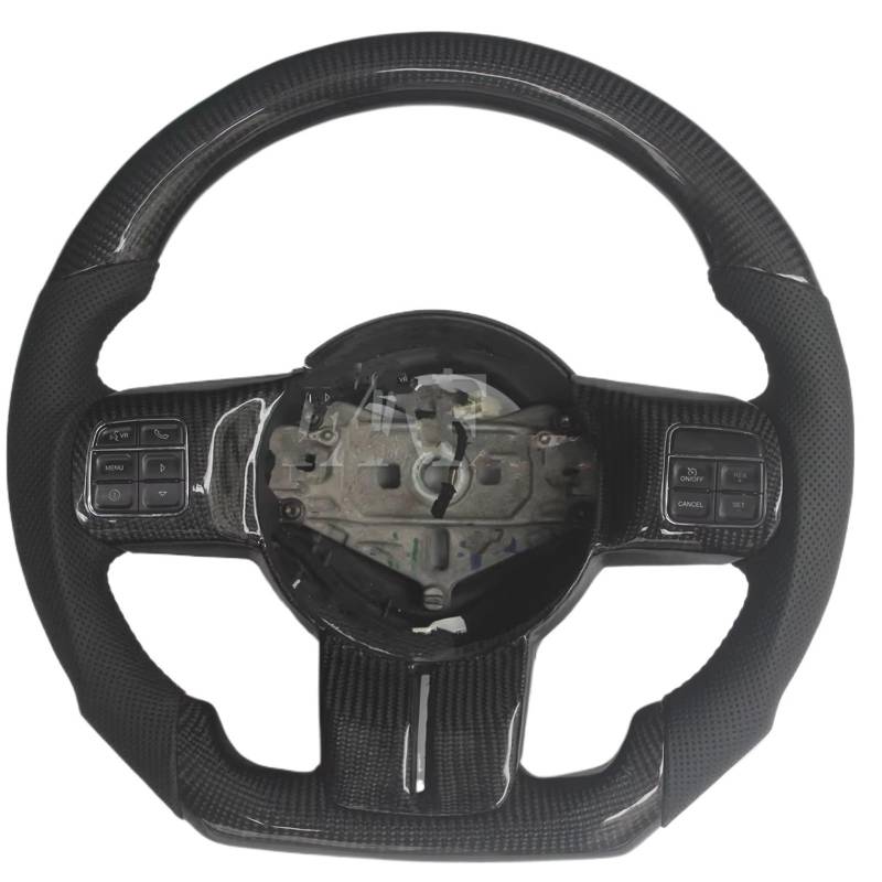 OTOZUM Kompatibel Mit Jeep Für Compass 2007 2008 2009 2010 2011 2012 2013 2014 2015 2016 Ersatz-Carbonfaser-Sportlenkradteile Lenkräder Auto von OTOZUM