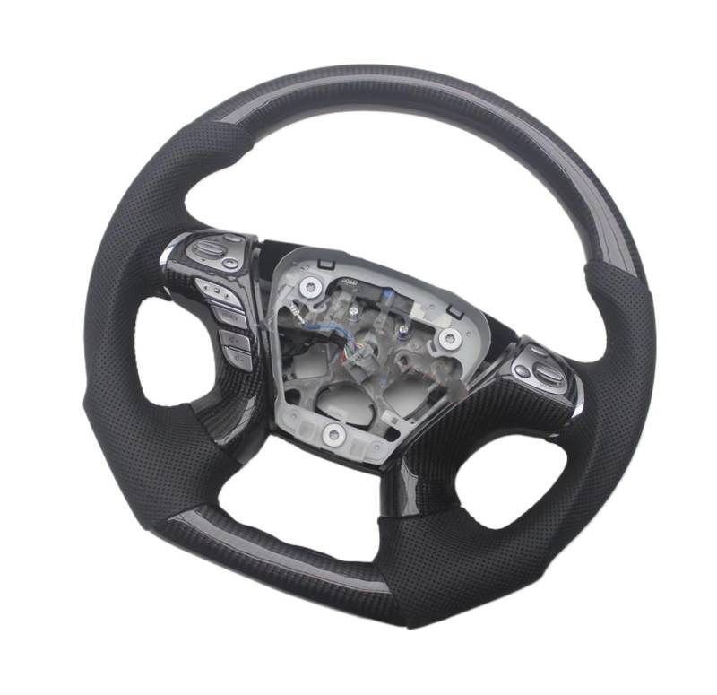 OTOZUM Kompatibel Mit Nissan Für Murano 2014 2015 2016 2017 2018 2019 2020 2021 Ersatz-Carbonfaser-Autosportlenkrad Autoteile Lenkräder Auto von OTOZUM