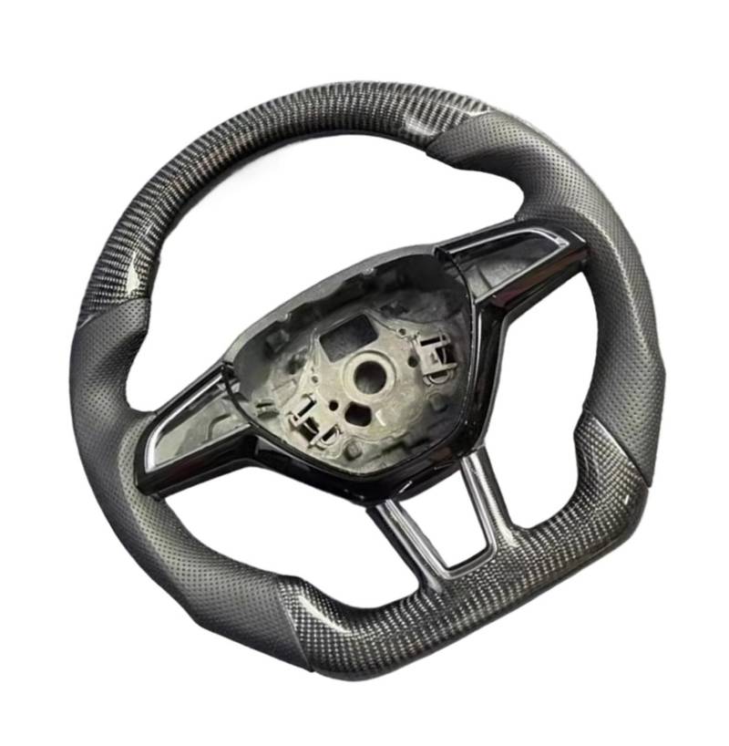 OTOZUM Kompatibel Mit Skoda Für Fabia 2008 2009 2010 2011 2012 2013 2014 2015 2016 2017, Carbonfaser-Autosportlenkrad, Ersatz-Autoteile Lenkräder Auto(2014) von OTOZUM