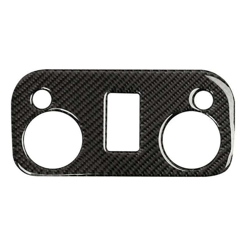 OTOZUM Lüftungsdüse Abdeckung Kompatibel Mit Ford Für Mustang 2009 2010 2011 2012 2013 2014 2015 2016 2017 2018 2019 2020 1 Stück Kohlefaser-Leselichtverkleidung Innenabdeckung Dekor von OTOZUM