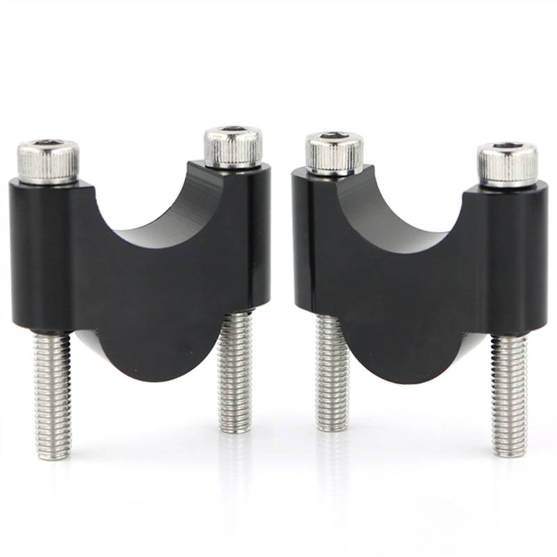 OTOZUM Motorrad Lenkererhöhungs klemme Kompatibel Mit Yamaha Für MT-03 2006 2007 2008 2009 2010 2011 2012 2013 2014 2016-2024 22 Mm 7/8 Zoll Motorrad-Lenker-Riser Fat Bar Back Moved Riser(Black,30mm) von OTOZUM