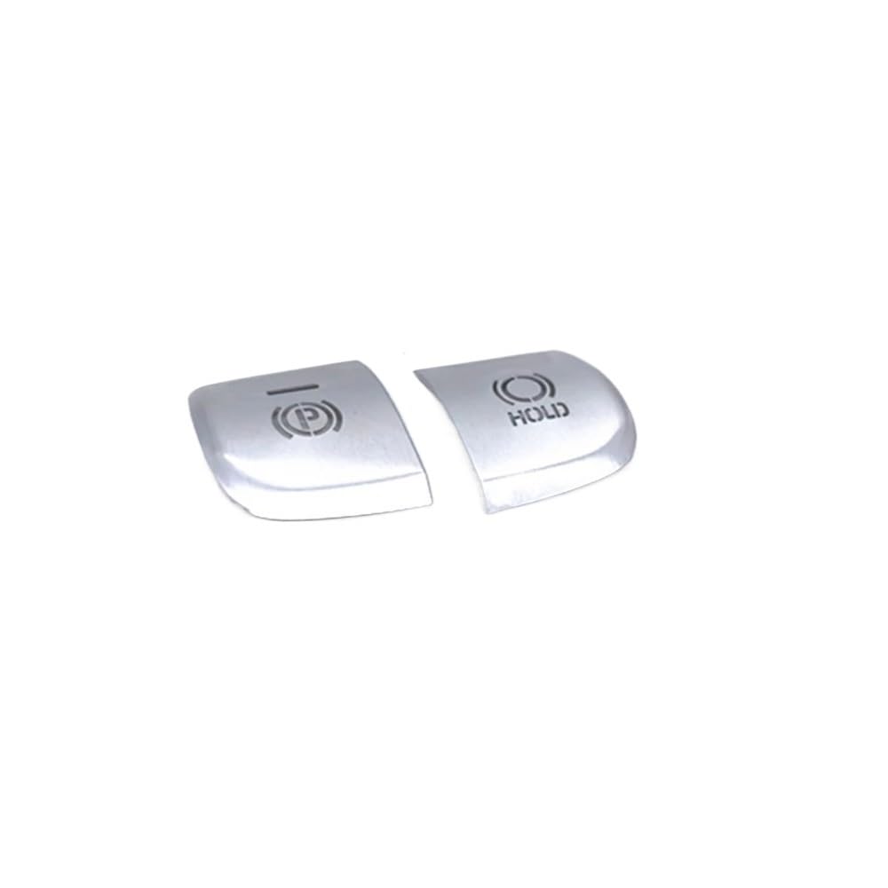 OTOZUM Parkknopfschalter Kompatibel Mit Toyota 2018 2019, Elektrischer Parkhandbremsschalterknopf, Auto-Parkknopf-Abdeckkappe, Autoteile-Zubehör(Silver) von OTOZUM