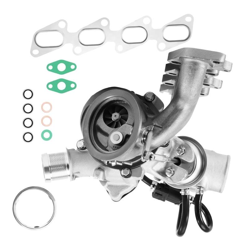 OTOZUM Turbolader Kompatibel Mit Chevrolet Für Trax 1.4L 2010 2011 2012 2013 2014 2015 2016 2017 2018 2019 Turbinen-Turbokompressor A14NET 781504 781504-1, 781504-0001 Turbo-Turbolader von OTOZUM