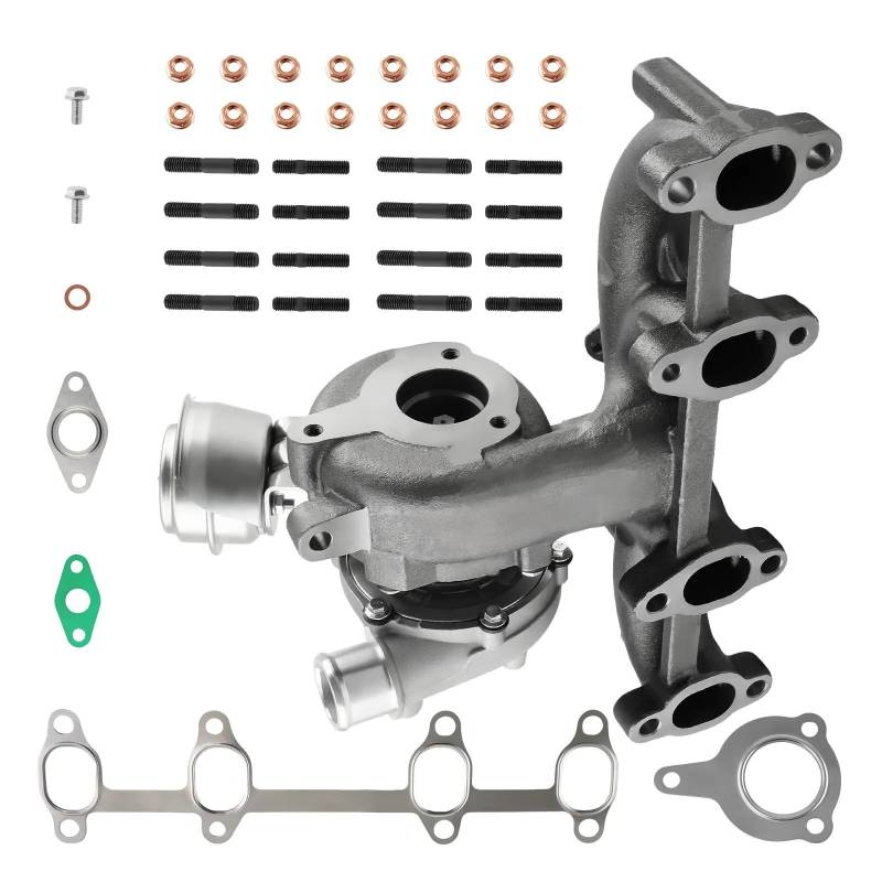 OTOZUM Turbolader Kompatibel Mit Skoda Für Octavia I 1.9TDI 74KW/100PS 2000 2001 2002 2003 2004 2005 Auto-Turbo-Turbolader Turbolader Abgasturbolader OE: 713673-5005S von OTOZUM