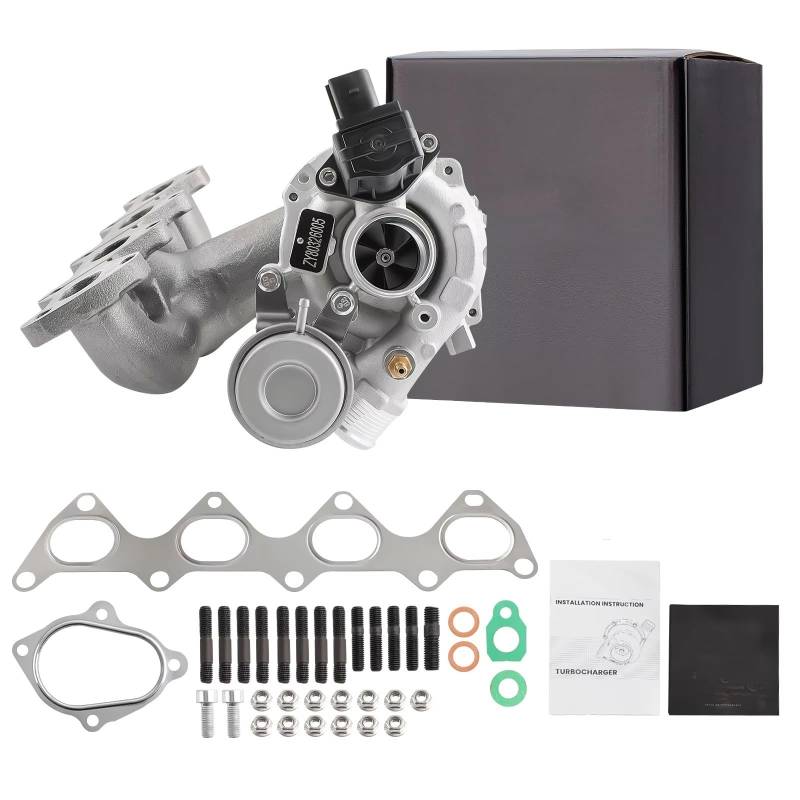 OTOZUM Turbolader Kompatibel Mit VW Für Golf-5 1.4 TSI 140 PS 170 PS 2005 2006-2009 Für Golf-6 1.4 TSI 160 PS BWK 2008 Für Polo-5 1.4 TSI 180 PS 2010 Turbolader von OTOZUM