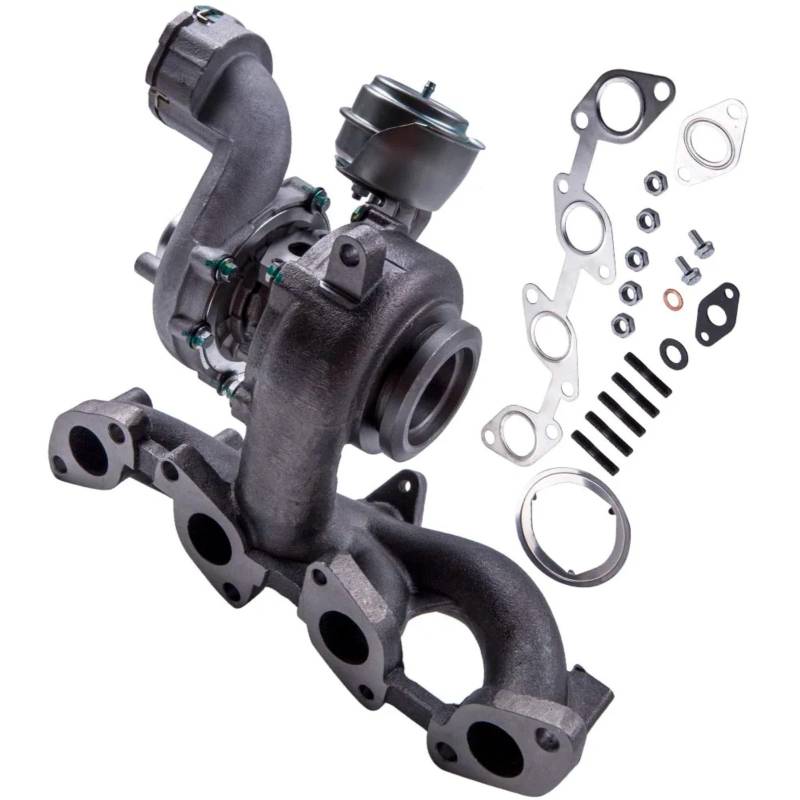 OTOZUM Turbolader Kompatibel Mit VW Für Golf V 2.0 Für TDI 2003 2004 2005 2006 2007 2008 Autozubehör Turbolader Abgasturbolader OE: 03G253019H 756062-1 von OTOZUM