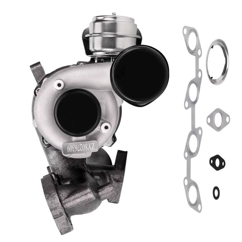 OTOZUM Turbolader Kompatibel Mit VW Für Passat B6 140 PS 103 KW 2.0T DI BKP Für B6 136 PS 100 KW 2.0T DI BKD/AZV 2005 2006 2007 2008 Turbolader 03G253014HX 724930 von OTOZUM