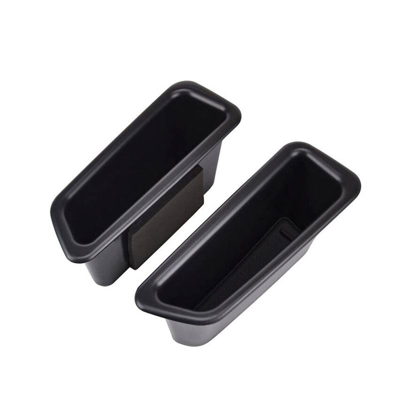 OTOZUM Zentrale Aufbewahrungsbox 2 Stück Auto Aufbewahrungsbox Türgriff-Armlehnen-Tablett-Organizer-Tablett-Zubehör Kompatibel Mit Volvo Für S60 V60 2010 2011 2012 2013 2014 2015 2016 2017 von OTOZUM