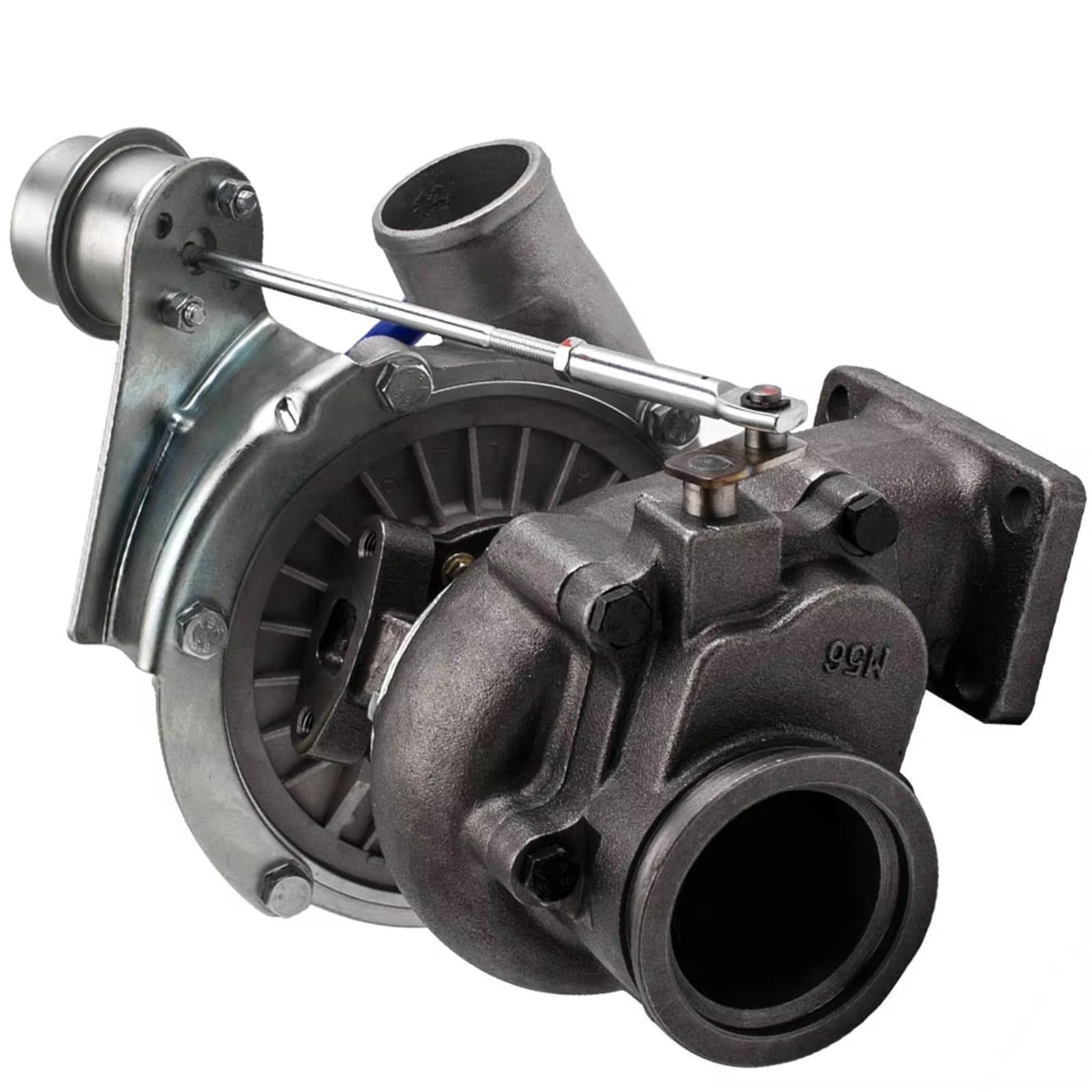 Turbolader Kompatibel Mit Allen 4 Oder 6 ZYL 1,5 2,0 2,5L Motoren T3 TO4E T04E V-Band 420PS Turbolader 0,63 AR Einlass-/Auslassleitungssatz(Turbo) von OTOZUM