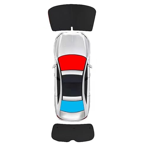 OTTSAN Sonnenschutz Auto für Peugeot 3008, Sonnenblende Auto Netz UV Schutz Autofenster Sonnenschutz Seitenscheibe Privatsphäre Auto Zubehör,Front+Rear von OTTSAN