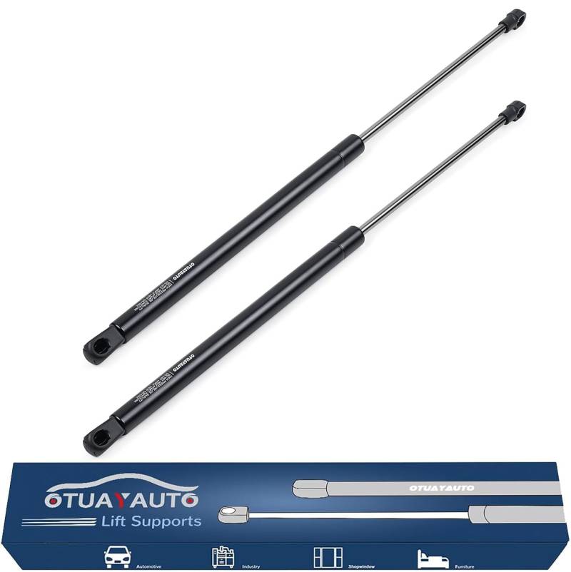 Gasfeder Heckklappe Kompatibel mit Polo 9N, OTUAYAUTO 2 Stück Heckklappendämpfer und Kugelzapfen 6Q6827550, 6Q6827550C, 6Q6827550A von OTUAYAUTO