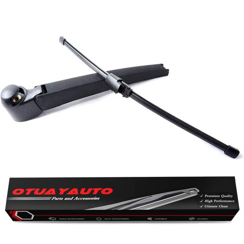 OTUAYAUTO Heckscheibenwischer kompatibel mit Golf 5 03-08, Golf 4 97-05, Passat Variant 97-05, Scheibenwischer Hinten Wischerarm mit Wischerblätter, Länge: 340mm von OTUAYAUTO