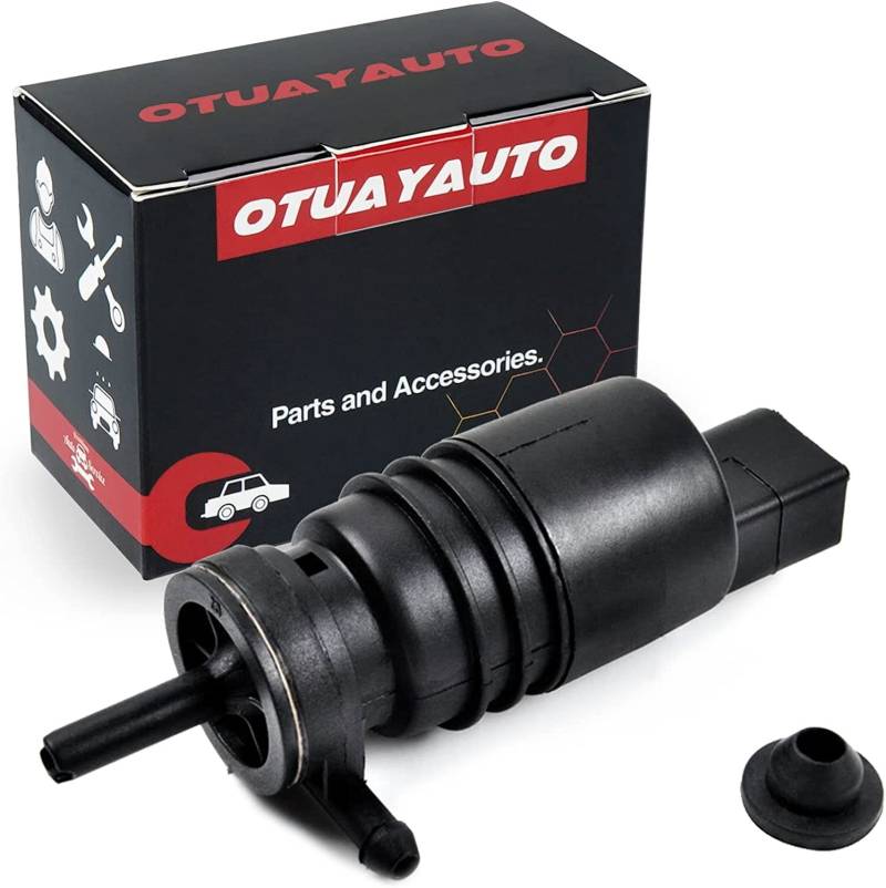 Waschwasserpumpe Kompatibel mit E46, E39, E90, E81, E60, E83, OTUAYAUTO 12V Scheibenwaschpumpe, Wischwasserpumpe für Scheibenreinigung von OTUAYAUTO