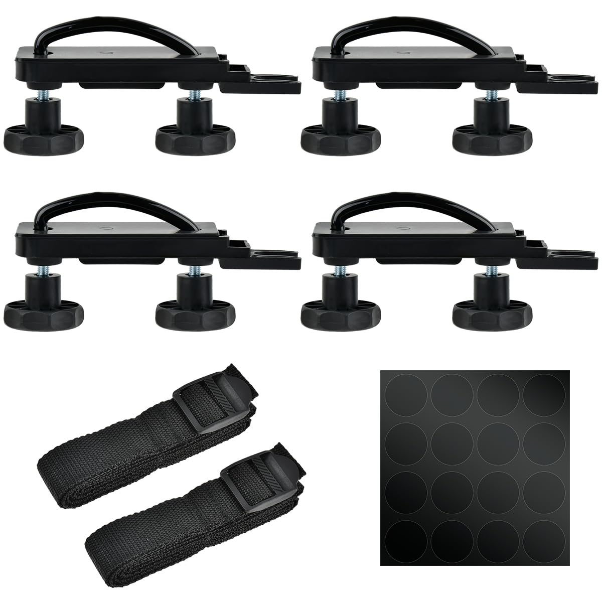 4 Stück Dachbox Befestigung U Bügel Universal Auto Van Montage Fitting Kit, U Bügel Dachbox Halterung Befestigung Dachboxen U-Schrauben Schellen Montageset, 8 Sicherungsmuttern und Rund Punktaufkleber 4 Stück Dachbox Befestigung U Bügel Universal Auto Van Montage Fitting Kit, U Bügel Dachbox Halterung Befestigung Dachboxen U-Schrauben Schellen Montageset, 8 Sicherungsmuttern und Rund Punktaufkleber von OTYMIOW