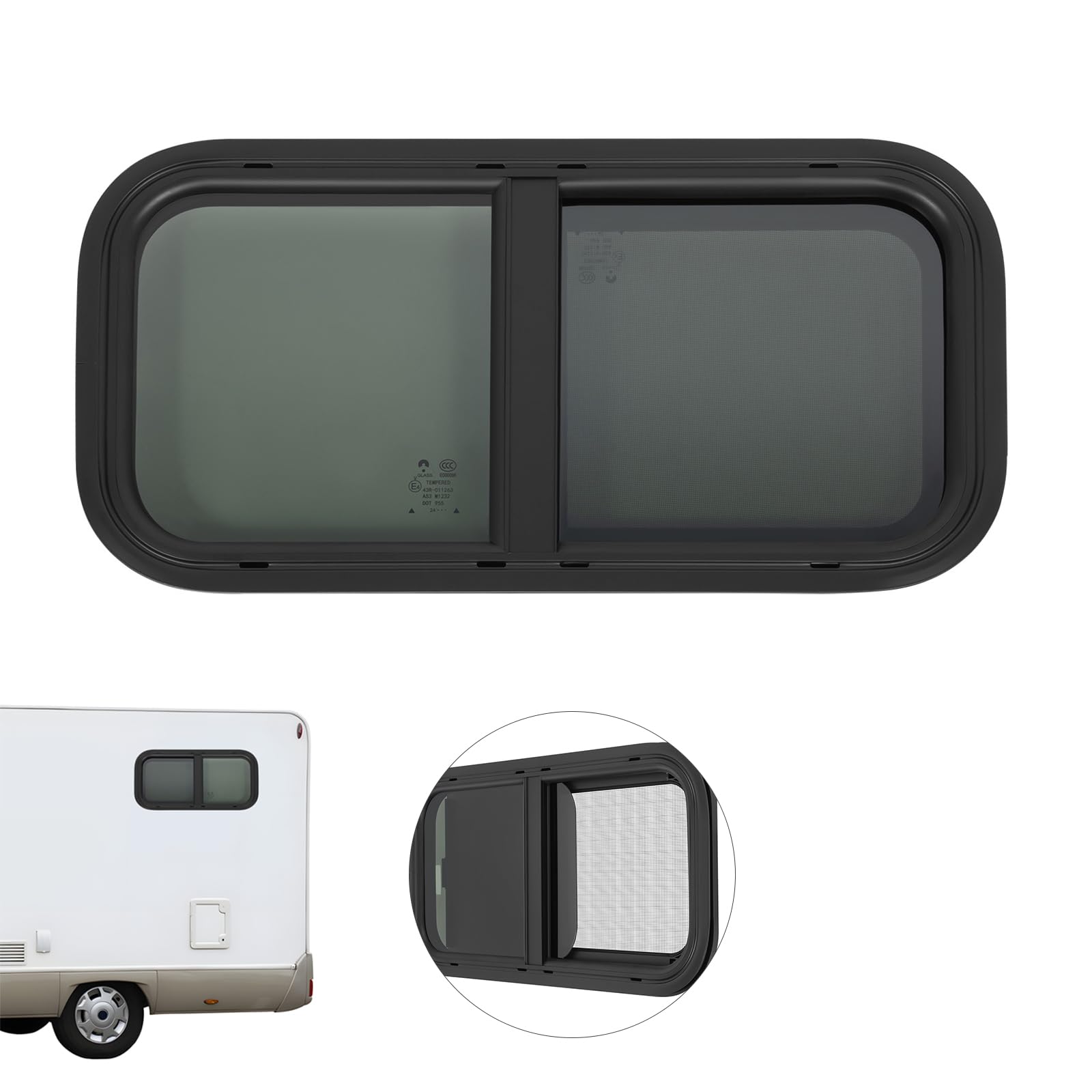 OUBUBY Wohnwagenfenster Ausstellfenster Camper Fenster mit Fliegengitter 70x40cm Caravan Seitenfenster Wohnmobilfenster RV Klappfenster Push Up Ausstellfenster für RV Wohnwagen Wohnmobil Caravan OUBUBY Wohnwagenfenster Ausstellfenster Camper Fenster mit Fliegengitter 70x40cm Caravan Seitenfenster Wohnmobilfenster RV Klappfenster Push Up Ausstellfenster für RV Wohnwagen Wohnmobil Caravan von OUBUBY
