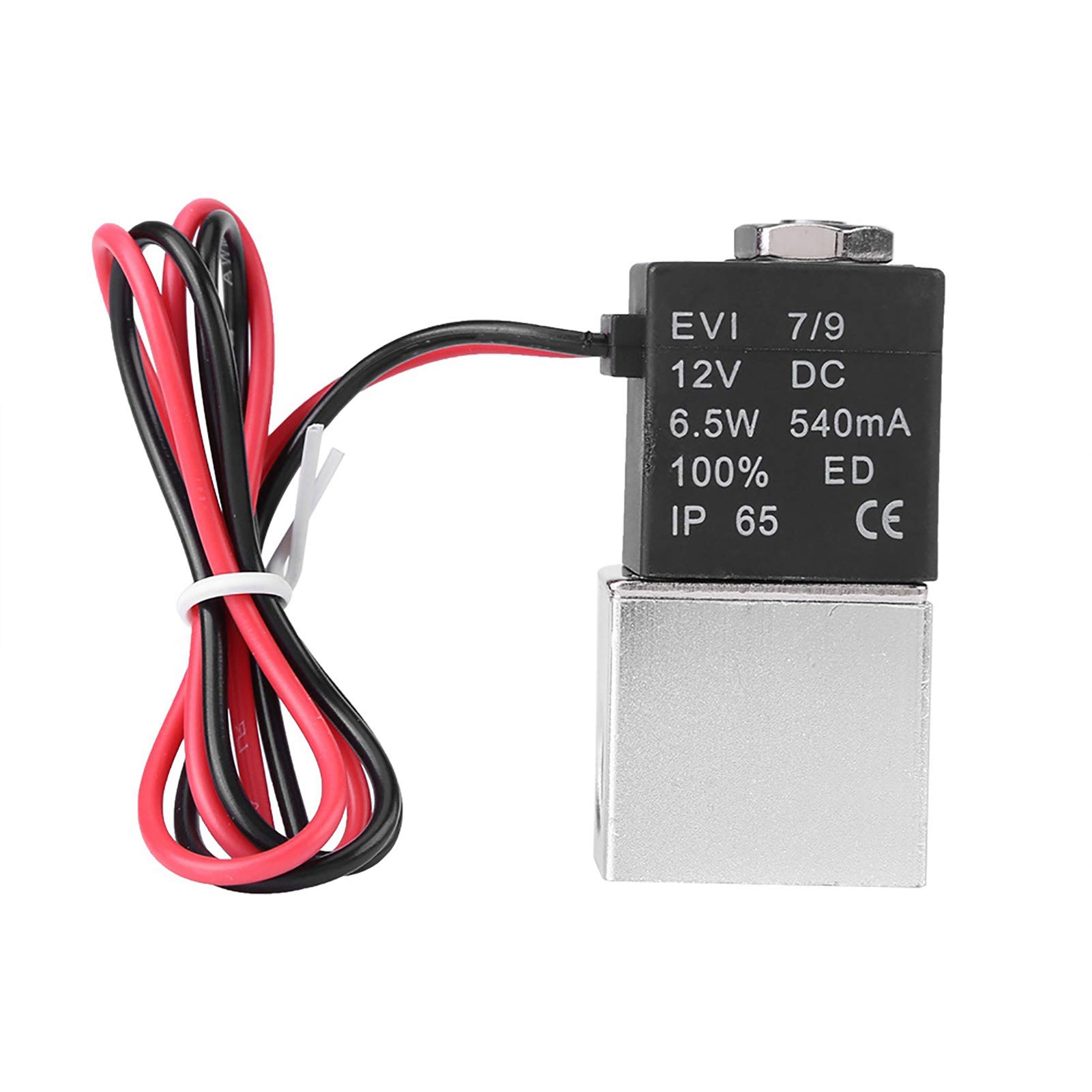 12V-Magnetventil, Campingzubehör 12V DC 1/4 2-Wege-normal Geschlossenes Pneumatisches Elektrisches Magnetluftventil aus Aluminium, Pneumatisches Magnetventil 12V-Magnetventil, Campingzubehör 12V DC 1/4 2-Wege-normal Geschlossenes Pneumatisches Elektrisches Magnetluftventil aus Aluminium, Pneumatisches Magnetventil von OUCRIY