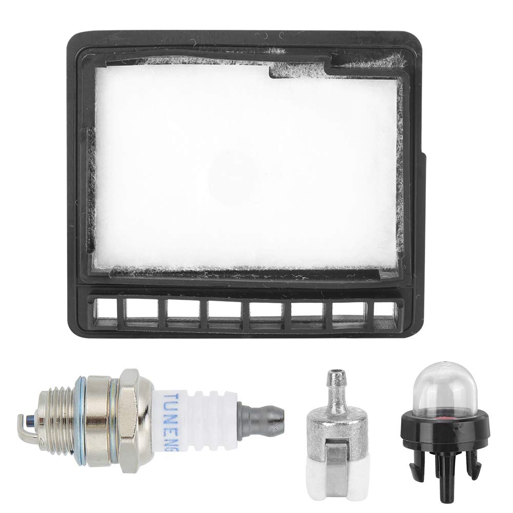 Kettensägen-Luftfilter-Zündkerzen-Primerbirnen-Set, Passend für Echo CS3000 CS-3450 CS340 Kettensägen-Luftfilter-Zündkerzen-Primerbirnen-Set, Passend für Echo CS3000 CS-3450 CS340 von OUCRIY