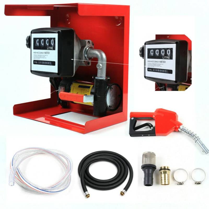 Dieselpumpe Selbstansaugend Zapfpistole Promote Ölpumpe Tankstelle 50L/min 230V von OUKANING