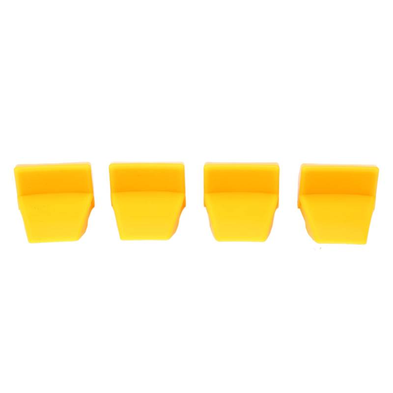 4pcs Reifenmontiermaschinen-Klemmbackenschutz, Kunststoff, Gelbe Backenklemmschutz für Reifenmontiermaschinen von OUKENS