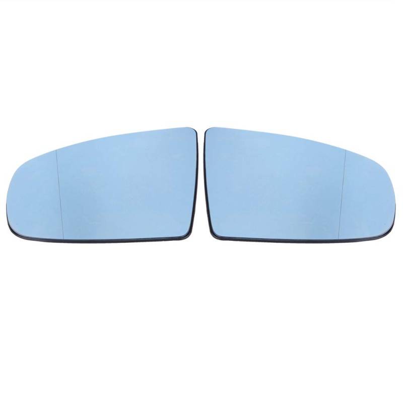 Auto-Außenspiegelglas, 51167174981 51167174982 1 Paar Blaue Türseite beheiztes Spiegelglas für X5 E70 2008-2013 von OUKENS