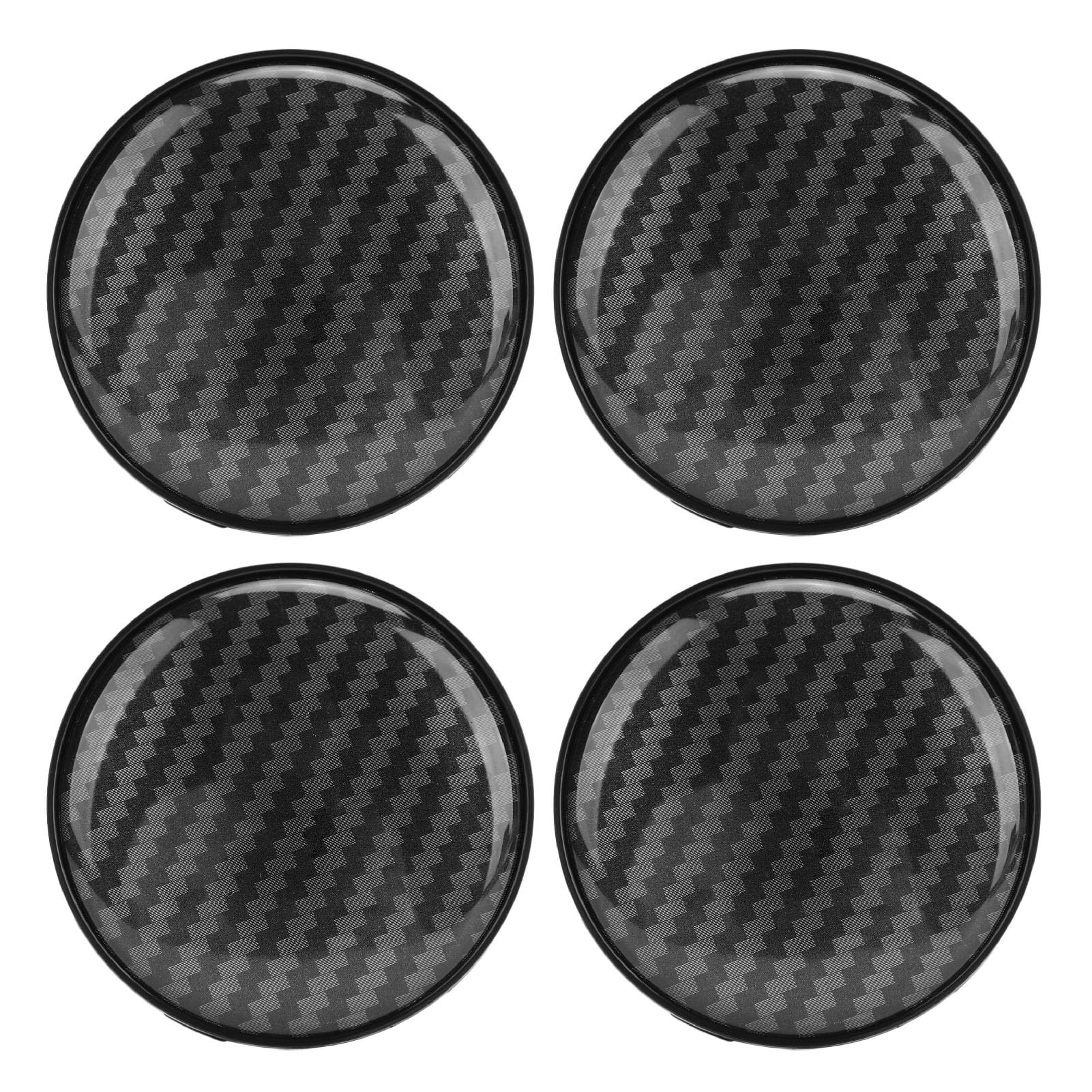 OUKENS 4 Stück 68 mm Radkappen, Carbonfaser-Stil, Radkappenabdeckung für Reifenfelgen, universelle Passform für Fahrzeuge OUKENS 4 Stück 68 mm Radkappen, Carbonfaser-Stil, Radkappenabdeckung für Reifenfelgen, universelle Passform für Fahrzeuge von OUKENS