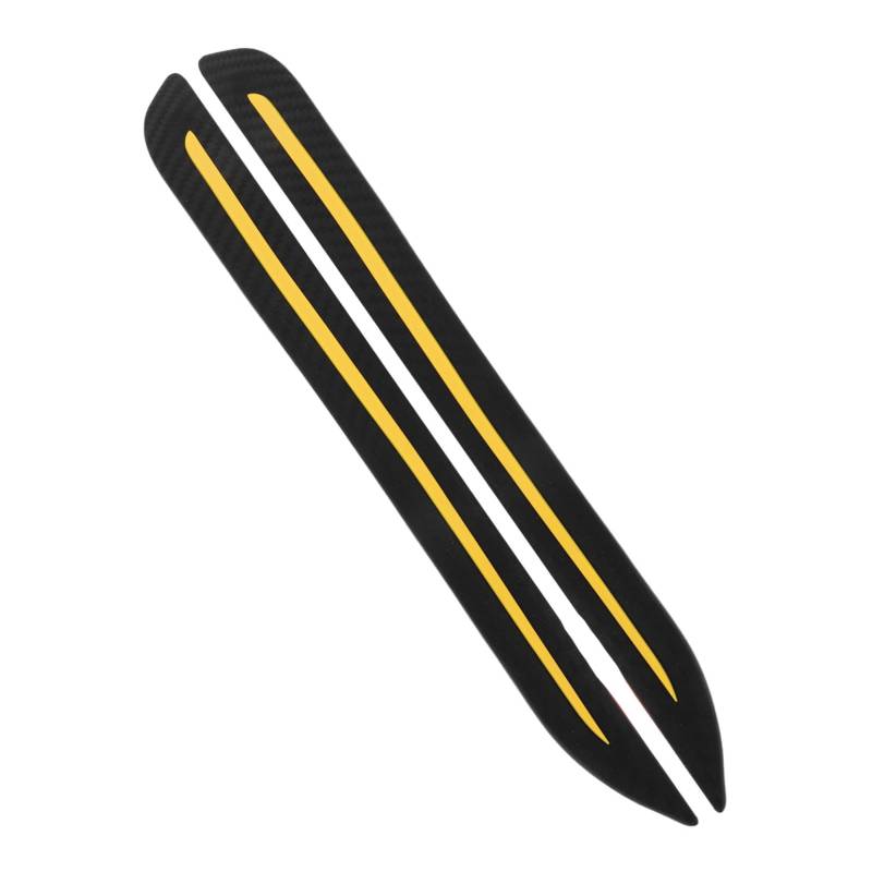OUNONA 1 Paar Body Stoßfänger Augenbrauen Vorderer Heck -stoßfängerschutz Stoßstangen-eckenschutz Antikollisionsstreifen Für Autos Body Scratch Protector Anti-Kratz-Streifen Yellow Pp von OUNONA