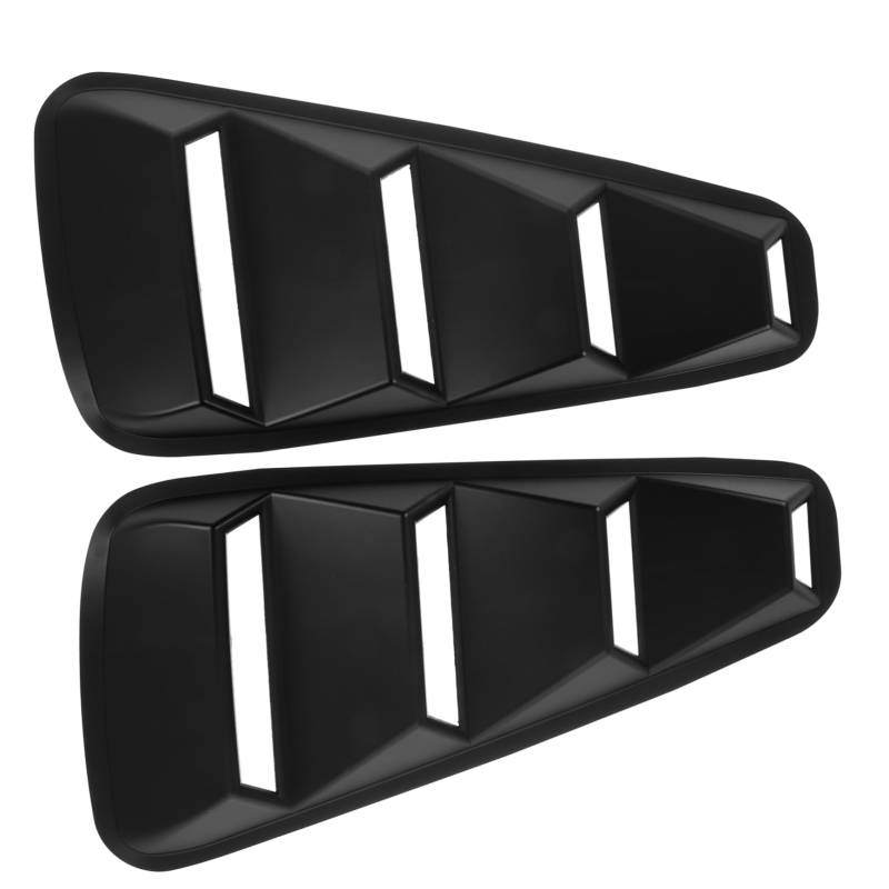 OUNONA 1Paar Universelle Schwarze Motorhauben Lüftungsschaufeln Aus Langlebigem Material Effektive Luftzirkulation Und Sportliches Design Für Autos Und Lkws Einfache Installation von OUNONA
