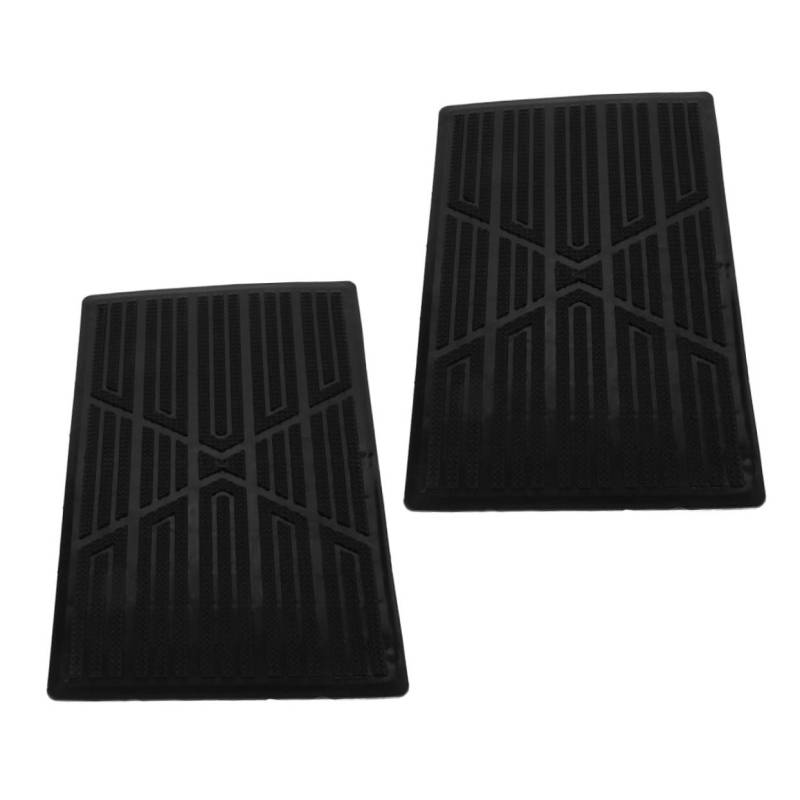 OUNONA 2 Stück Auto Bodenmatte Auto Anti-Skid-matten Auto Teppich Reparieren Bremspedalauflage Auto-reparaturpad Reparatur Von Teppichflicken Auto Matte Patch Auto Fußpolster Gummi Black von OUNONA