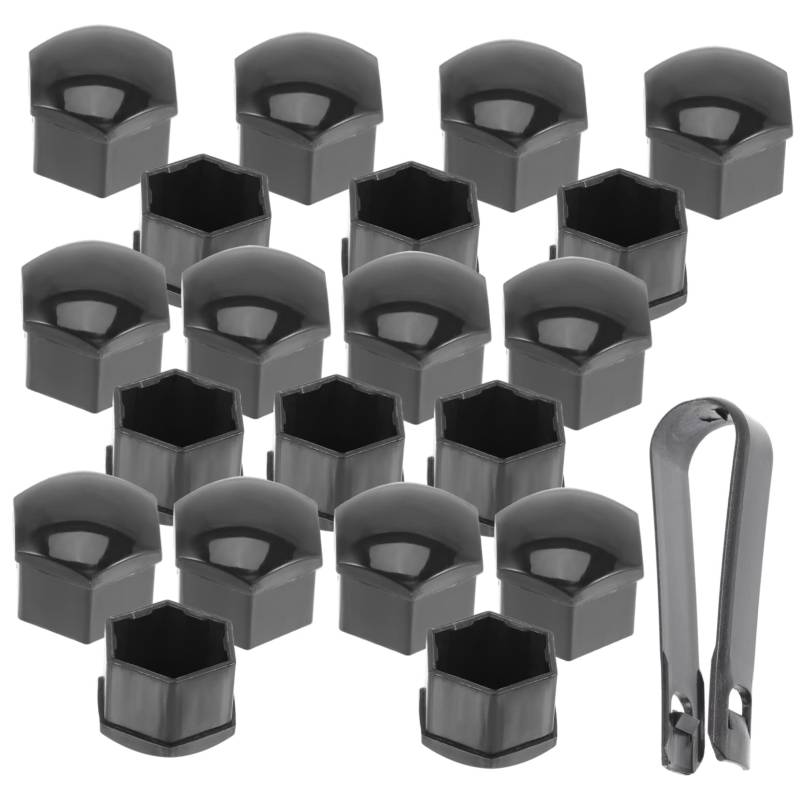 OUNONA Robuste Elastische Radmutter 20 Stück Radmutter 17 Mm Radnabenmutter Radmutterkappe Entfernungswerkzeug Radmutter von OUNONA
