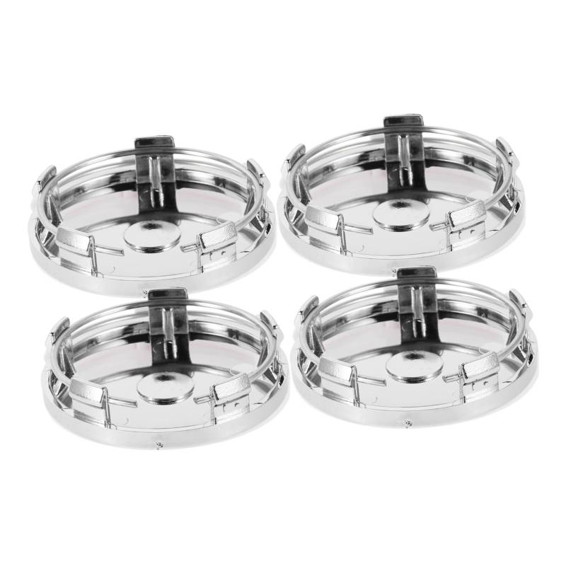 OUNONA 4 Stück Auto-nabenkappe Radnabenmodifikationskappen Auto Mittelkappe Reifenmitte -hub -Kappe Schutzschutzabdeckung Von Rim Hub Rim Center Hub Caps Nabenmittelkappe Legierung Silver von OUNONA